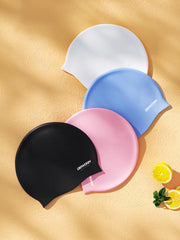 Curvva® Swim Caps for Long Hair Durable Silicone Swimming Caps for Women