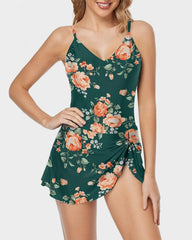 Curvva® Women's Tummy Control Slim Fit One Piece Swimsuit