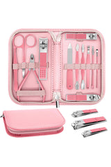 Curvva® Manicure Pedicure Set 12 Pcs Nail Care Kit for Women Nail Grooming Kit
