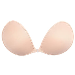 Curvva® Adhesive Bra Reusable Strapless Self Silicone Push-up Invisible Sticky Bras for Backless Dress